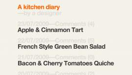 A Kitchen Diary
