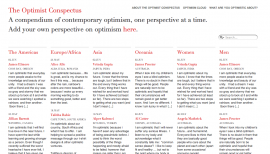 The Optimist Conspectus